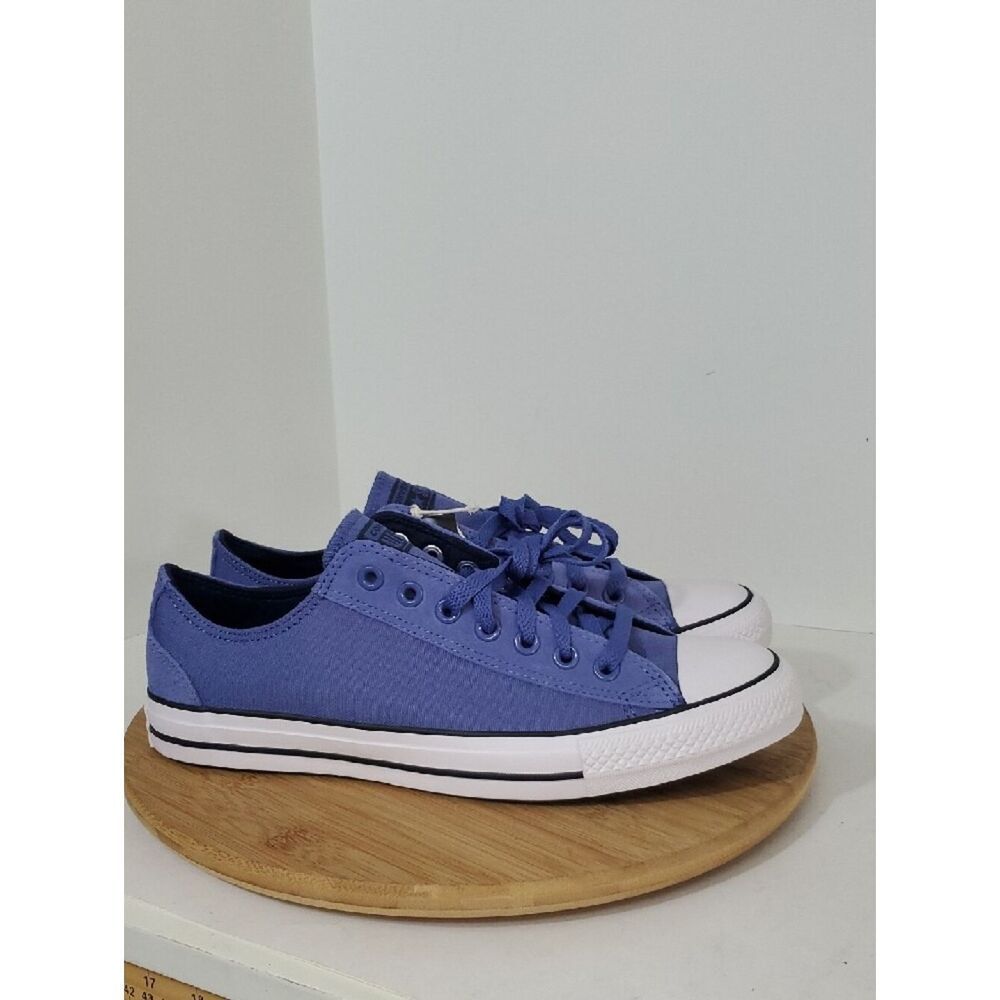 Converse CTAS Men's Suede Canvas Low Top Sneakers Indigo Size 10 NIB - Picture 3 of 10